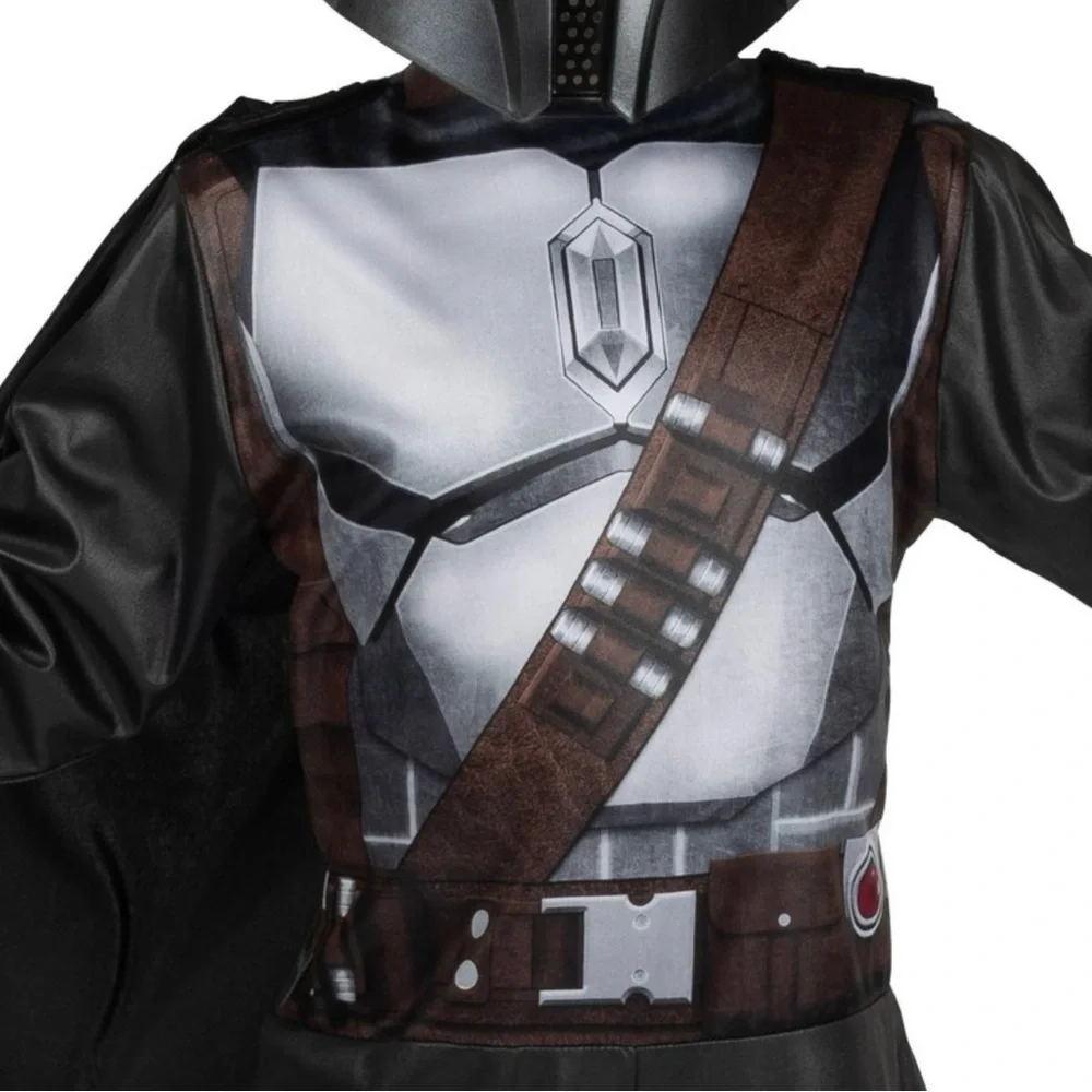 DISNEY STAR WARS THE MANDALORIAN COSTUME-BOYS SIZE XS 3-4 (NEW WITH TAGS) - Picture 6 of 8